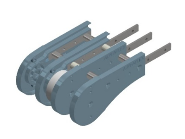 200mm AL Die-Casting ldler