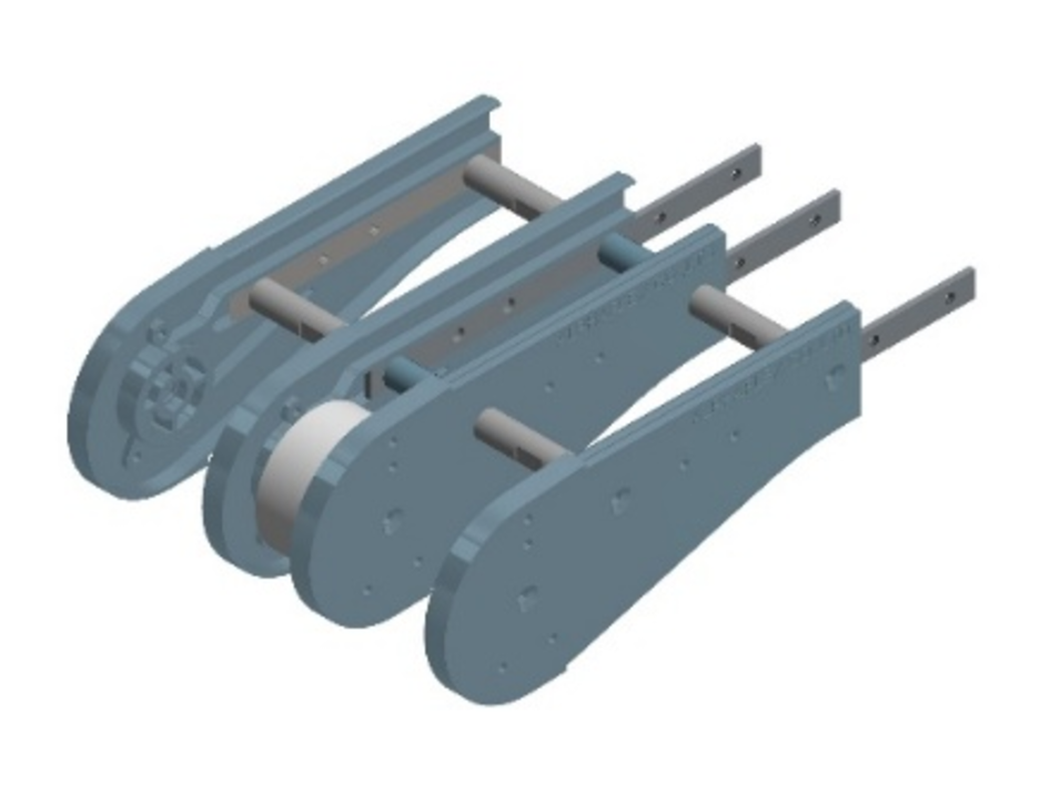 300mm AL Die-Casting ldler