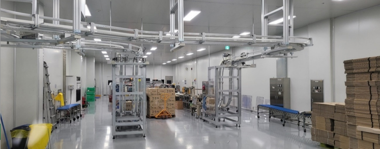 ALPHAFLEX CONVEYOR 설치 시공 사진 